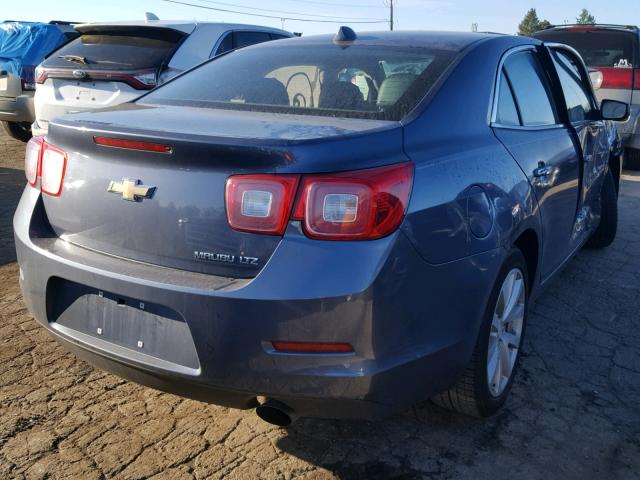 1G11H5SA0DF294964 - 2013 CHEVROLET MALIBU LTZ BLUE photo 4