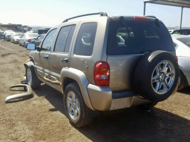 1J4GL58K74W297693 - 2004 JEEP LIBERTY LI GOLD photo 3