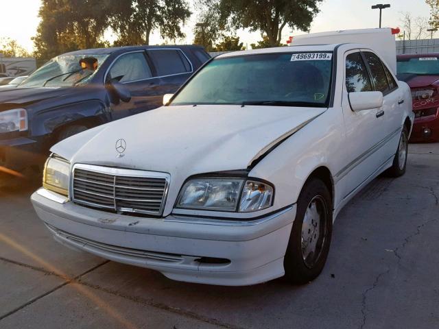 WDBHA29G5YA857513 - 2000 MERCEDES-BENZ C 280 WHITE photo 2