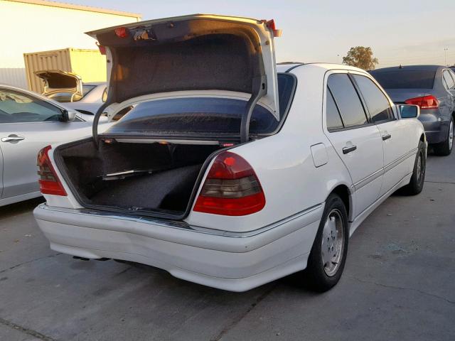 WDBHA29G5YA857513 - 2000 MERCEDES-BENZ C 280 WHITE photo 4