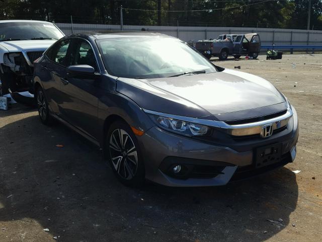 19XFC1F74HE011128 - 2017 HONDA CIVIC EXL GRAY photo 1