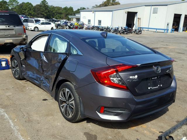 19XFC1F74HE011128 - 2017 HONDA CIVIC EXL GRAY photo 3