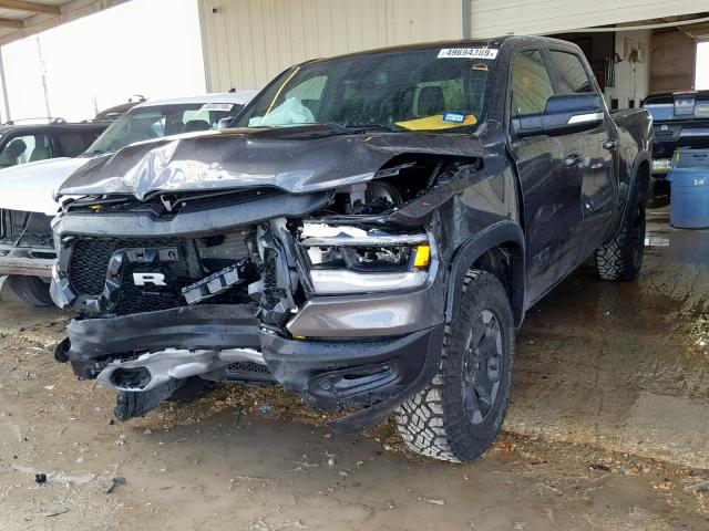 1C6SRFLT8KN713670 - 2019 RAM 1500 REBEL შავი ფოტო 2