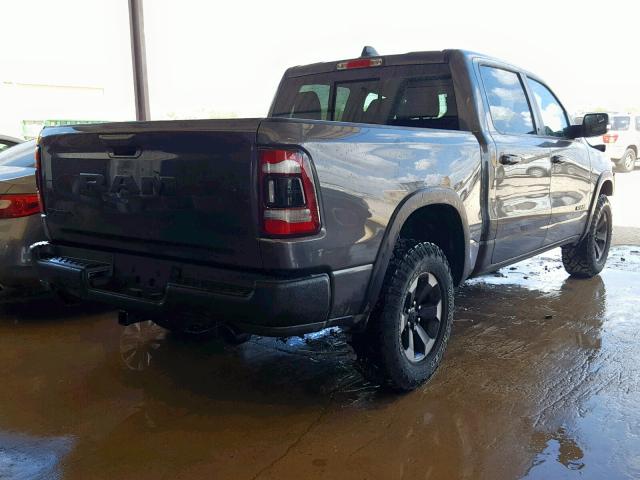 1C6SRFLT8KN713670 - 2019 RAM 1500 REBEL შავი ფოტო 4