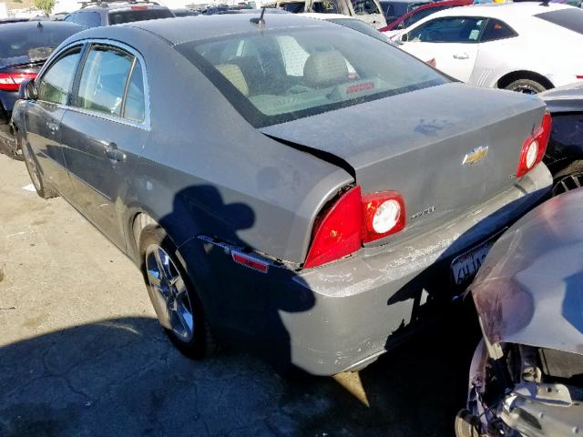 1G1ZG57B99F146665 - 2009 CHEVROLET MALIBU LS GRAY photo 3