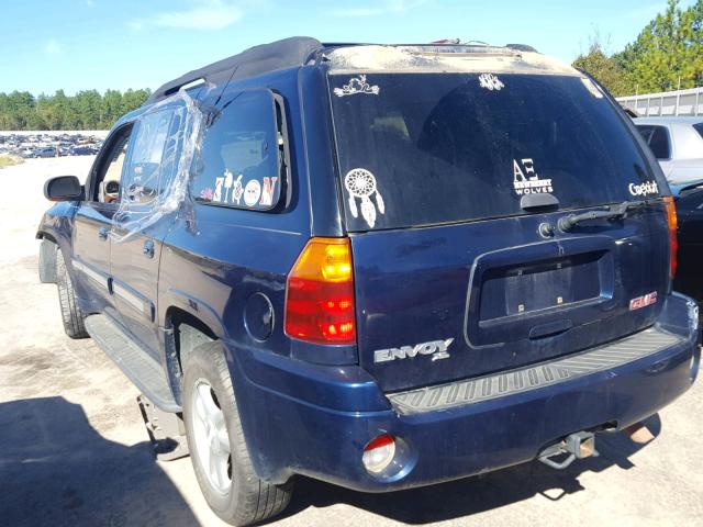 1GKET16S936136998 - 2003 GMC ENVOY XL BLUE photo 3