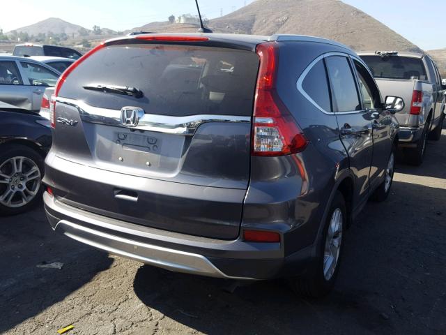 2HKRM3H72GH535794 - 2016 HONDA CR-V EXL GRAY photo 4