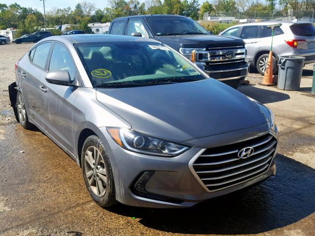 5NPD84LF9JH346392 - 2018 HYUNDAI ELANTRA SE GRAY photo 1