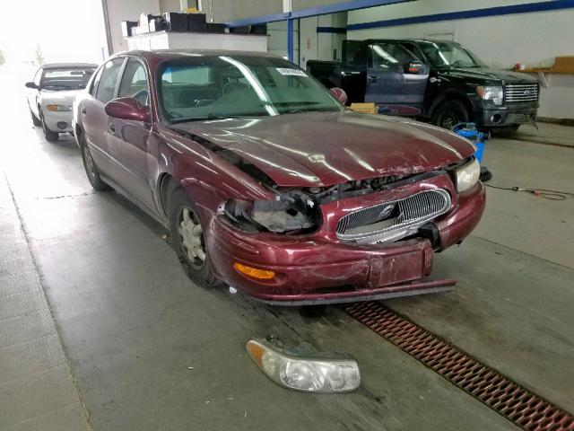 1G4HP54K81U133599 - 2001 BUICK LESABRE CU MAROON photo 1