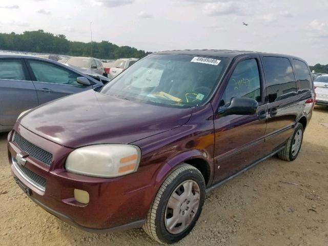 1GNDV23L46D181441 - 2006 CHEVROLET UPLANDER L 勃艮第红 照片 2