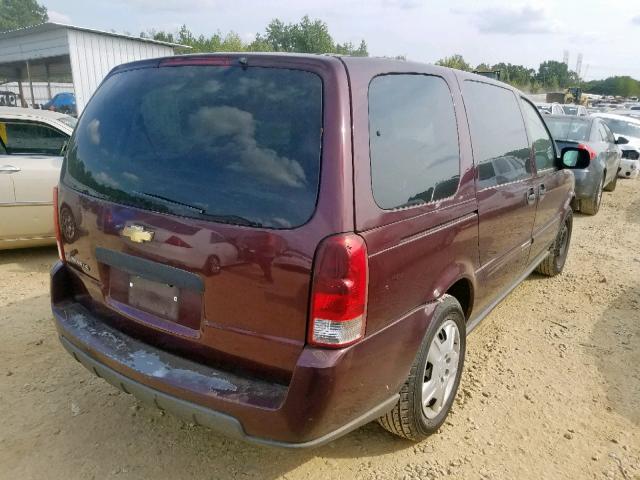 1GNDV23L46D181441 - 2006 CHEVROLET UPLANDER L 勃艮第红 照片 4