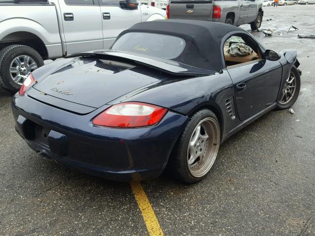 WP0CA29846U713127 - 2006 PORSCHE BOXSTER BLUE photo 4