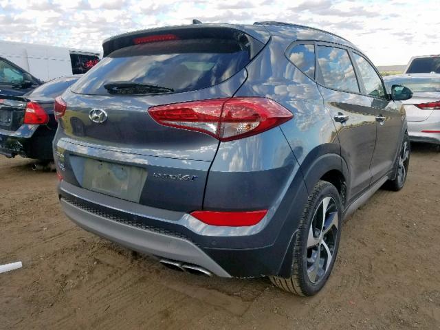 KM8J33A25HU341911 - 2017 HYUNDAI TUCSON LIM GRAY photo 4