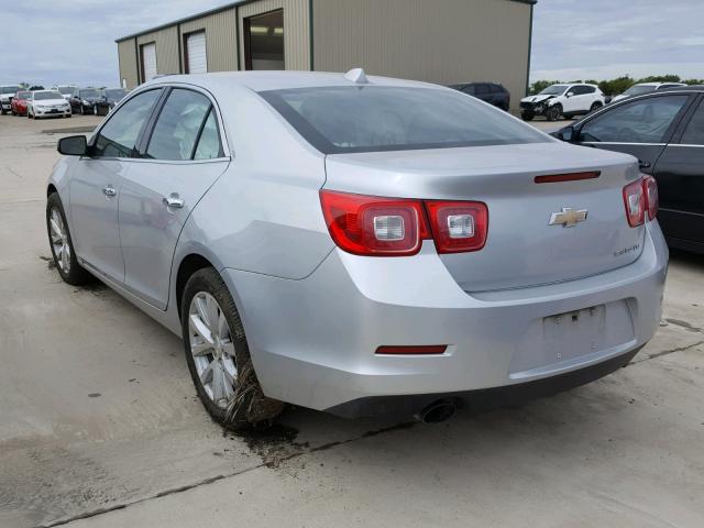 1G11H5SA9DF322910 - 2013 CHEVROLET MALIBU LTZ SILVER photo 3