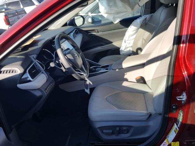 4T1B61HKXJU506265 - 2018 TOYOTA CAMRY XSE RED photo 5
