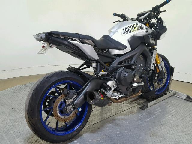 JYARN33E3FA005127 - 2015 YAMAHA FZ09 GRAY photo 8