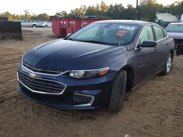 1G1ZB5ST6HF291756 - 2017 CHEVROLET MALIBU LS ლურჯი ფოტო 2