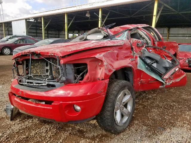 1D7HU18296S708706 - 2006 DODGE RAM 1500 S RED photo 2