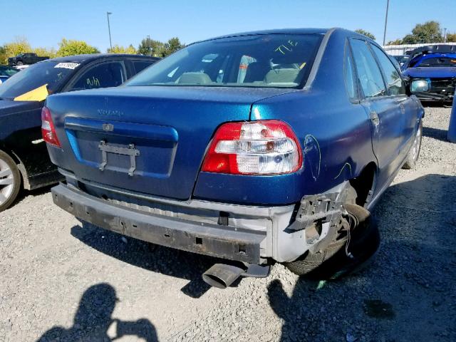 YV1VS29521F685167 - 2001 VOLVO S40 1.9T BLUE photo 4