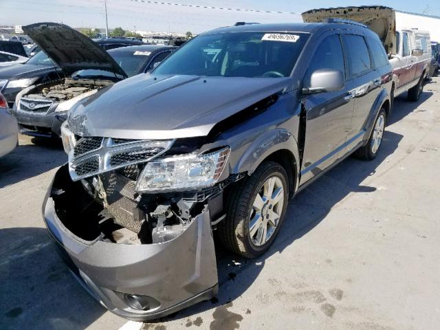 3C4PDCDG5CT221919 - 2012 DODGE JOURNEY CR GRAY photo 2