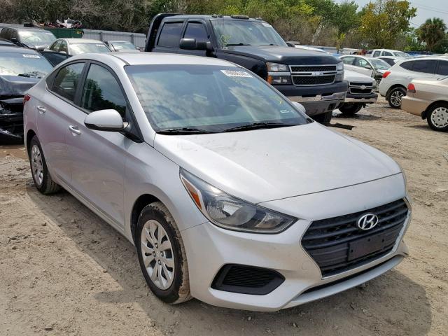 3KPC24A38JE009044 - 2018 HYUNDAI ACCENT SE SILVER photo 1