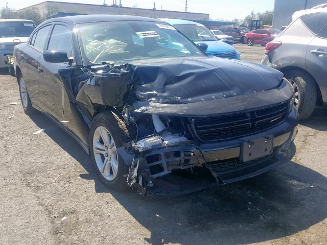 2C3CDXBG7KH688425 - 2019 DODGE CHARGER SX BLACK photo 1