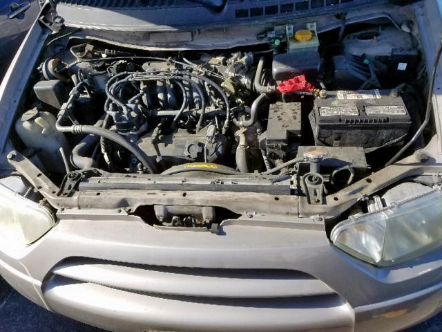 4N2ZN15T52D816616 - 2002 NISSAN QUEST GXE BEIGE photo 7