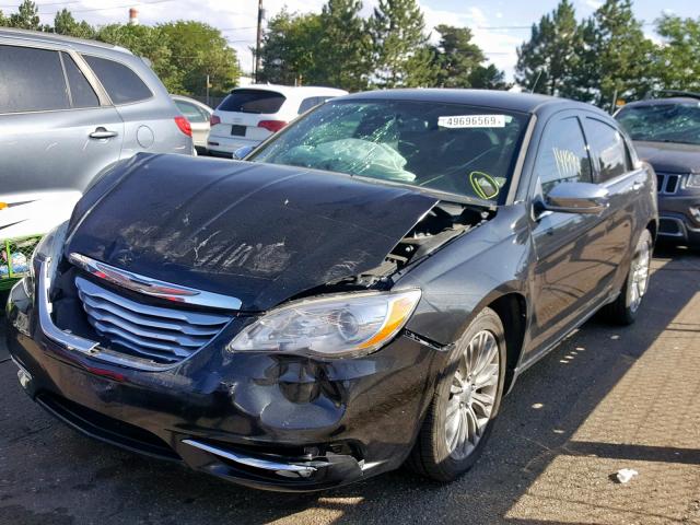 1C3BC2FG3BN517609 - 2011 CHRYSLER 200 LIMITE GRAY photo 2