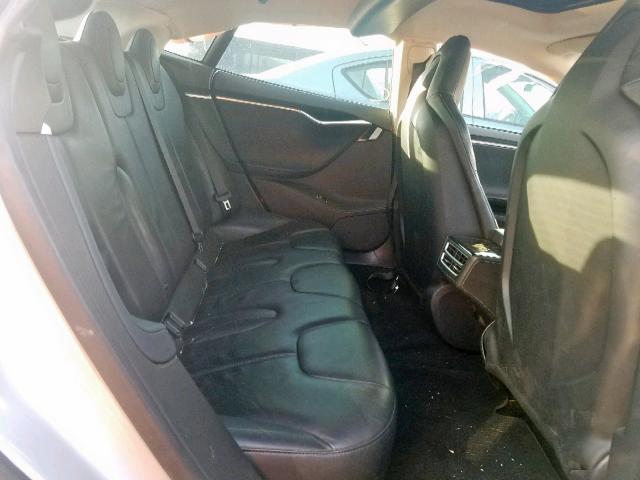 5YJSA1H13EFP40207 - 2014 TESLA MODEL S فضي صورة 6