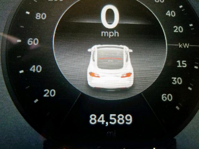 5YJSA1H13EFP40207 - 2014 TESLA MODEL S فضي صورة 8