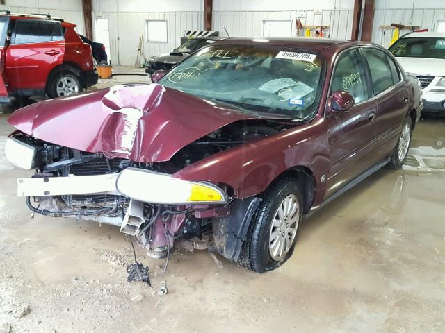 1G4HR54K95U238636 - 2005 BUICK LESABRE LI BURGUNDY photo 2