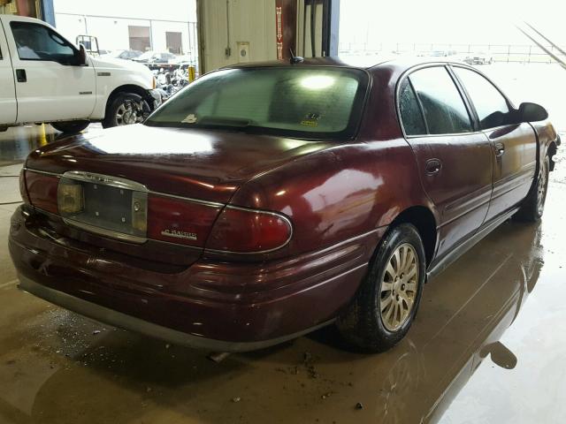 1G4HR54K95U238636 - 2005 BUICK LESABRE LI BURGUNDY photo 4