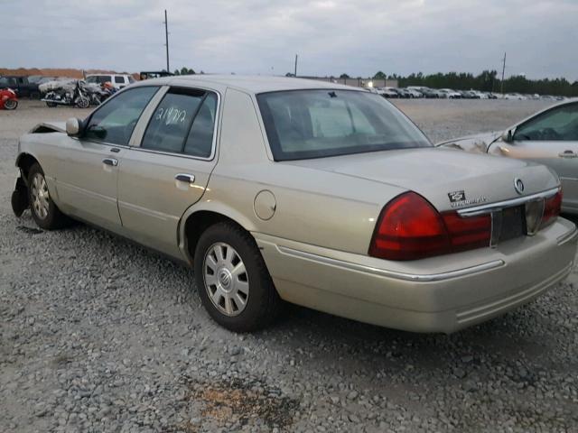 2MEFM75WX4X645880 - 2004 MERCURY GRAND MARQ TAN photo 3