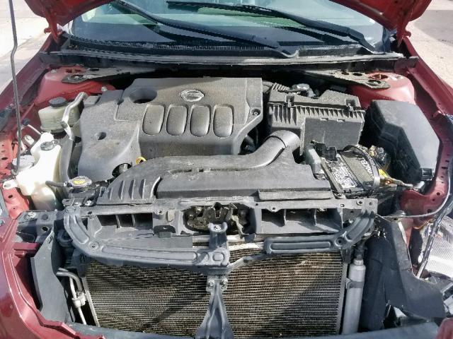 1N4AL2AP1AN562759 - 2010 NISSAN ALTIMA BAS MAROON photo 7