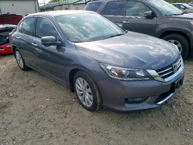 1HGCR3F87EA009136 - 2014 HONDA ACCORD EXL GRAY photo 1