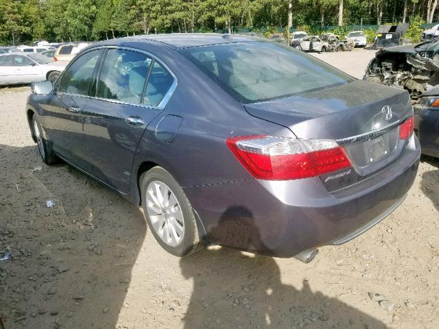 1HGCR3F87EA009136 - 2014 HONDA ACCORD EXL GRAY photo 3