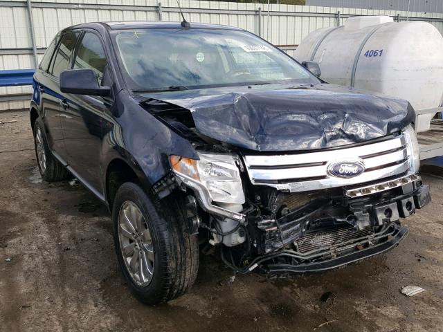 2FMDK48C68BA86373 - 2008 FORD EDGE SEL BLUE photo 1