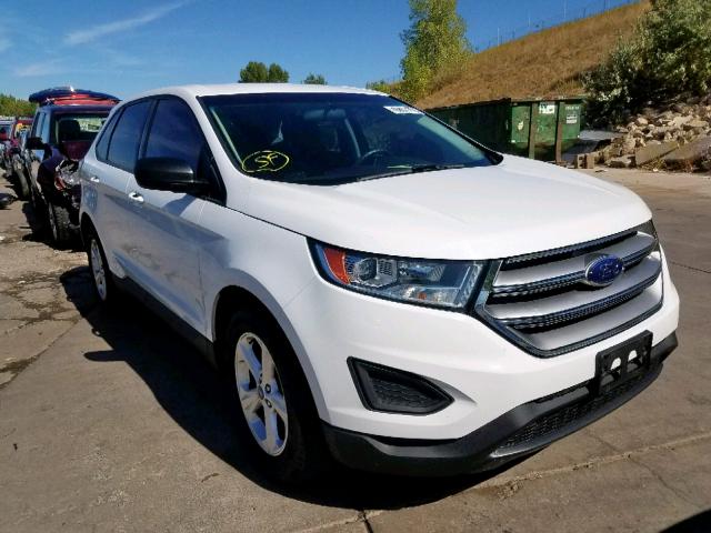 2FMPK4G96GBB15856 - 2016 FORD EDGE SE WHITE photo 1