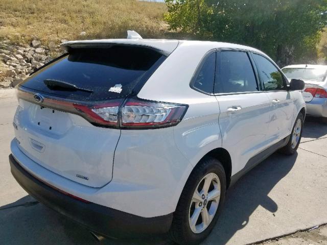 2FMPK4G96GBB15856 - 2016 FORD EDGE SE WHITE photo 4