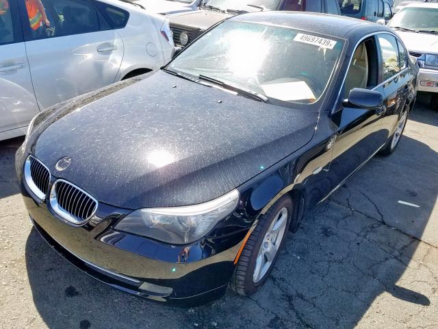 WBANW13528CK93294 - 2008 BMW 535 I BLACK photo 2