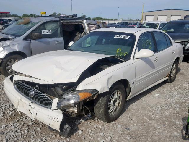 1G4HP54K32U100592 - 2002 BUICK LESABRE CU WHITE photo 2