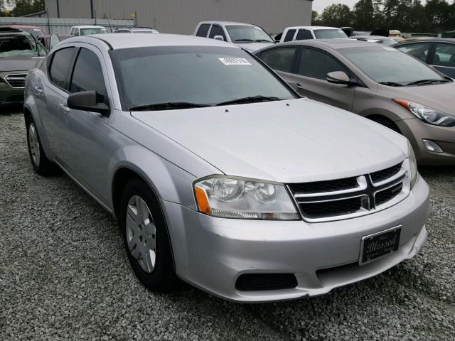 1B3BD4FB2BN507910 - 2011 DODGE AVENGER EX SILVER photo 1