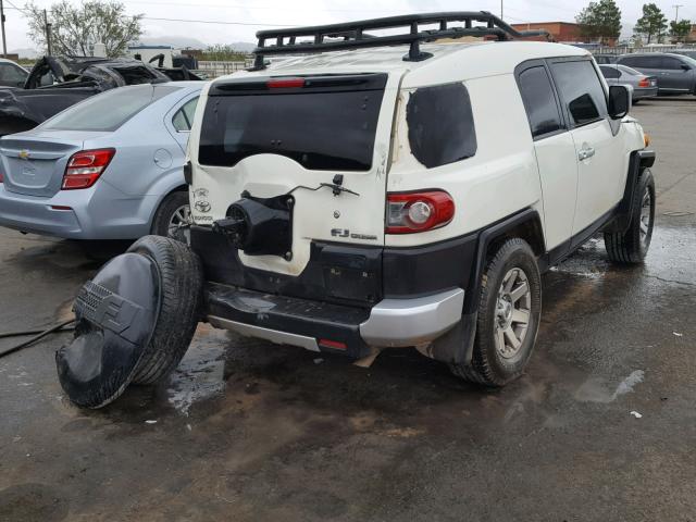 JTEBU4BF3EK184508 - 2014 TOYOTA FJ CRUISER WHITE photo 4