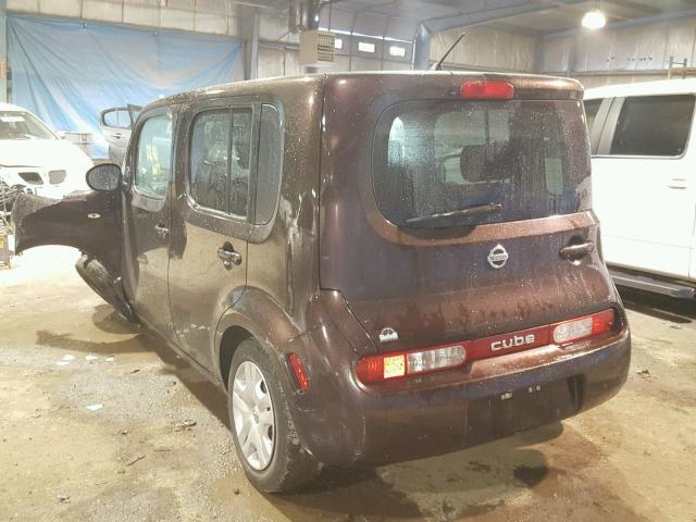 JN8AZ2KR2AT161438 - 2010 NISSAN CUBE BASE BROWN photo 3