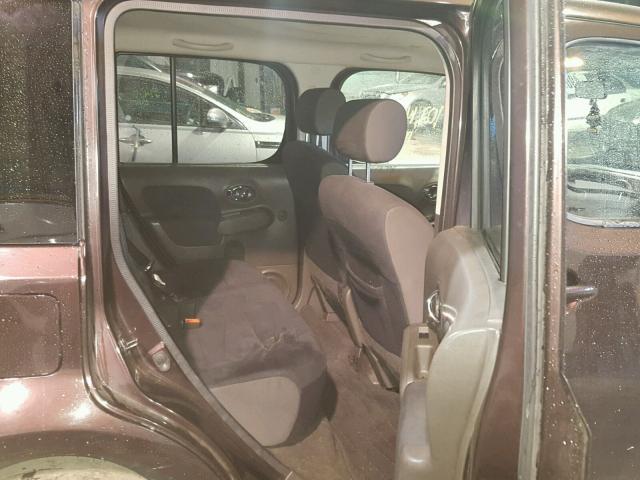 JN8AZ2KR2AT161438 - 2010 NISSAN CUBE BASE BROWN photo 6