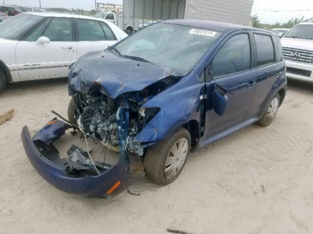 JTKKT624265021486 - 2006 TOYOTA SCION XA BLUE photo 2