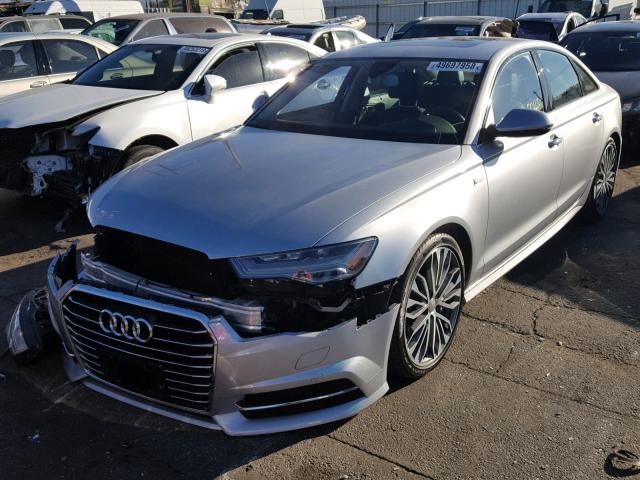 WAUHGAFC0GN003450 - 2016 AUDI A6 PRESTIG SILVER photo 2