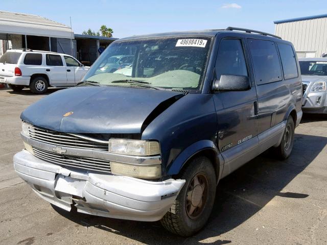 1GNDM19W5YB105000 - 2000 CHEVROLET ASTRO BLUE photo 2