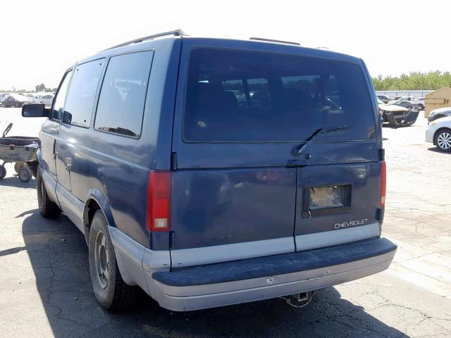 1GNDM19W5YB105000 - 2000 CHEVROLET ASTRO BLUE photo 3