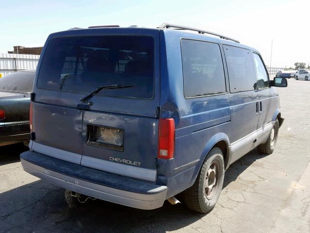 1GNDM19W5YB105000 - 2000 CHEVROLET ASTRO BLUE photo 4